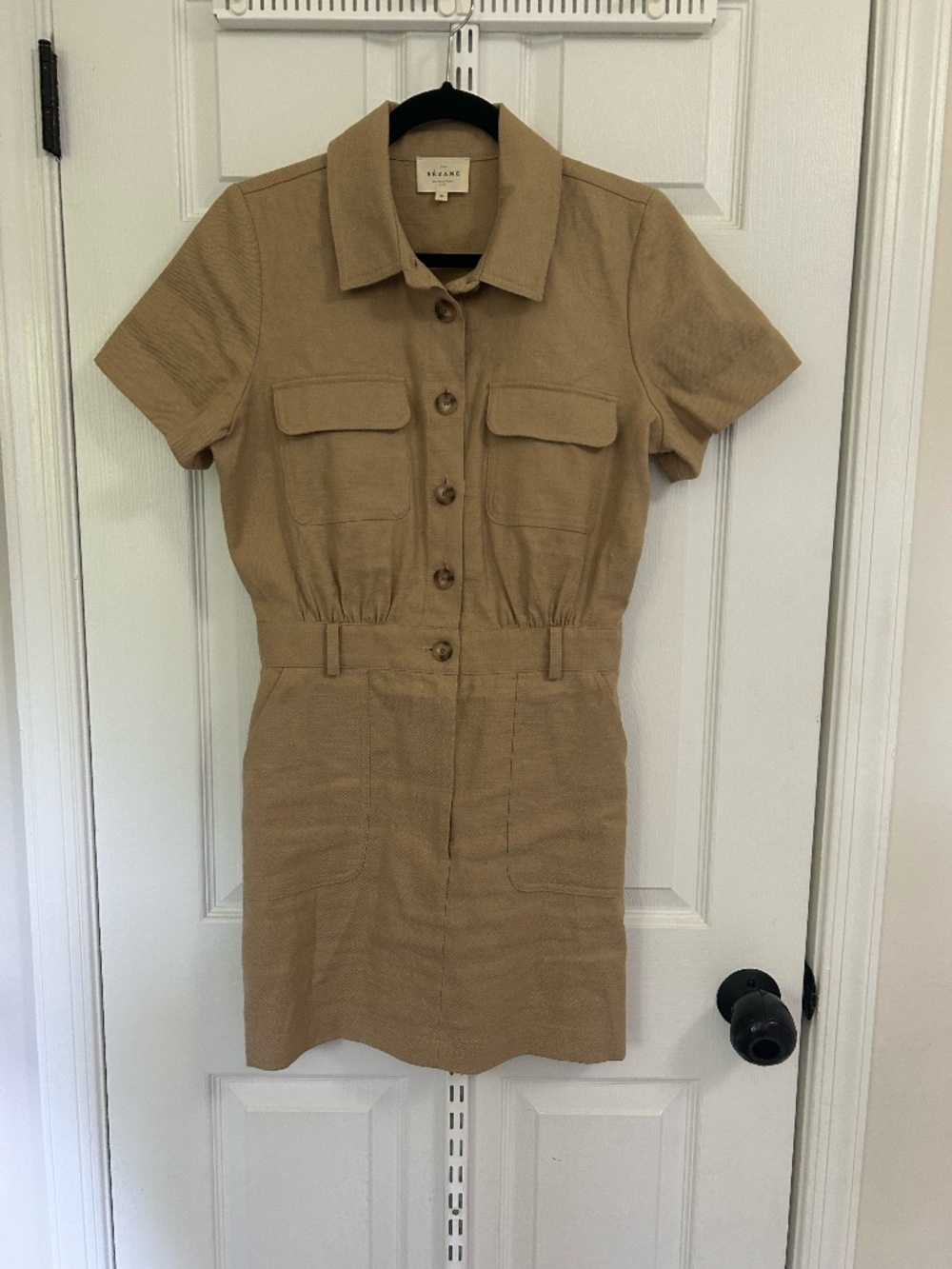 Sézane Safari Mini Dress